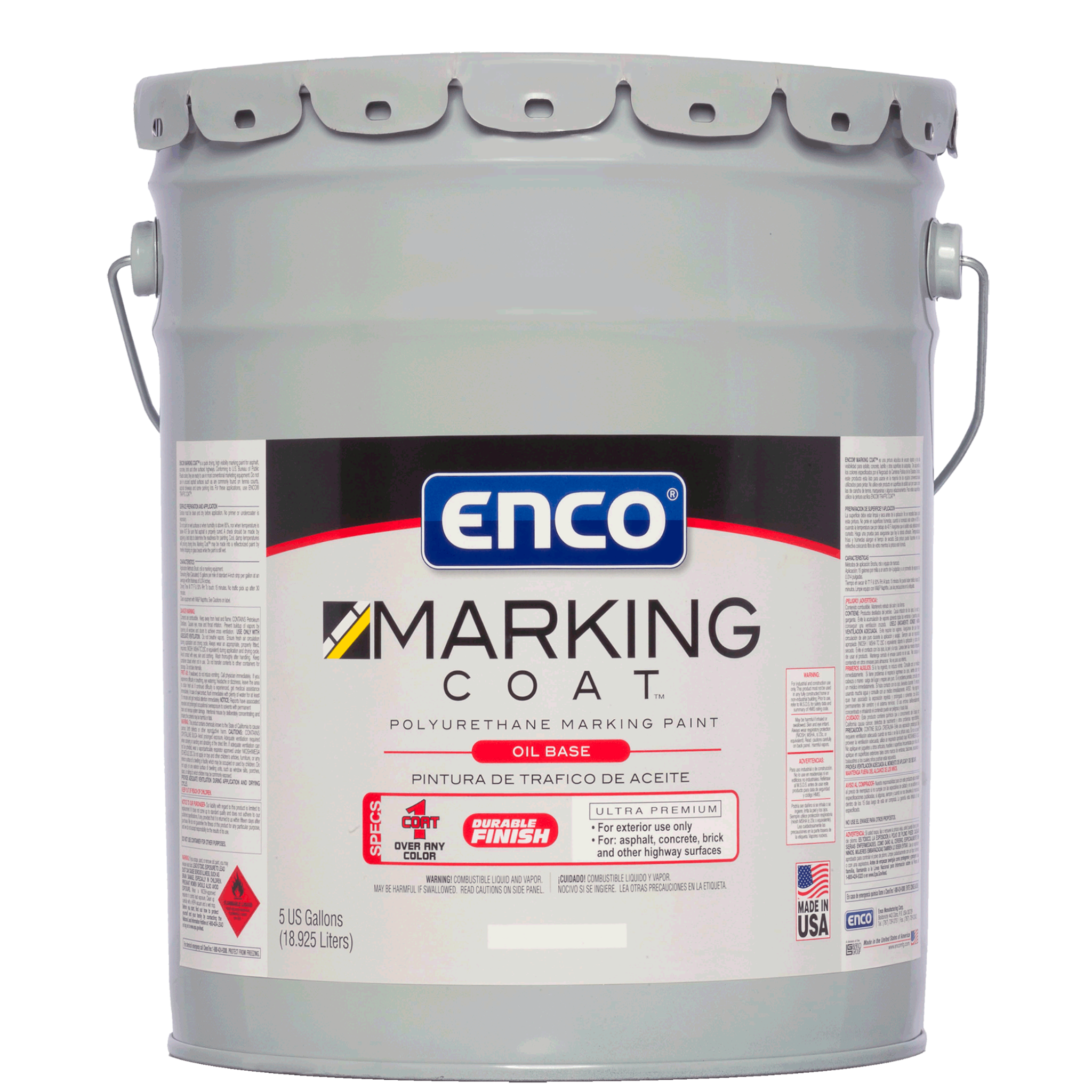 MARKING COAT POLYURETHANE ENAMEL TRAFFIC PAINT
