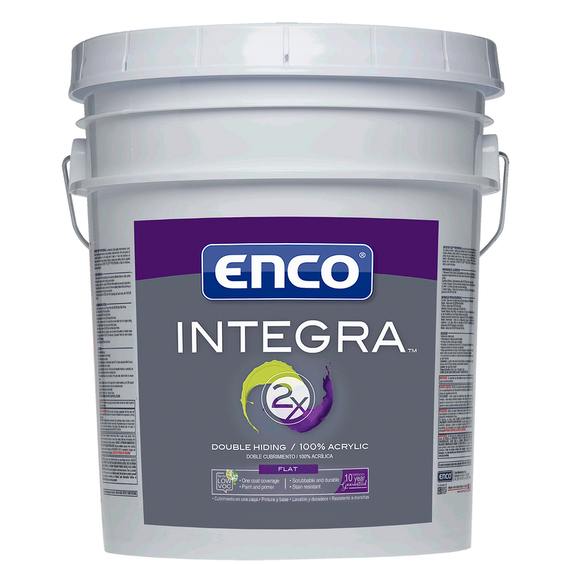Incolo Paint INTEGRA 2X 100% ACRYLIC INTERIOR OR EXTERIOR PAINT | Enco Paints