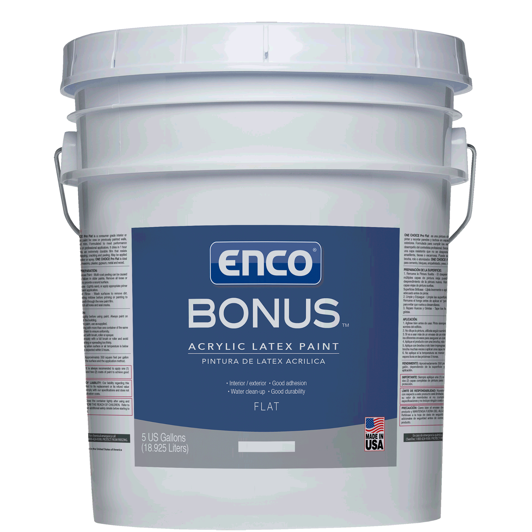 BONUS VINYL ACRYLIC INTERIOR OR EXTERIOR PAINT