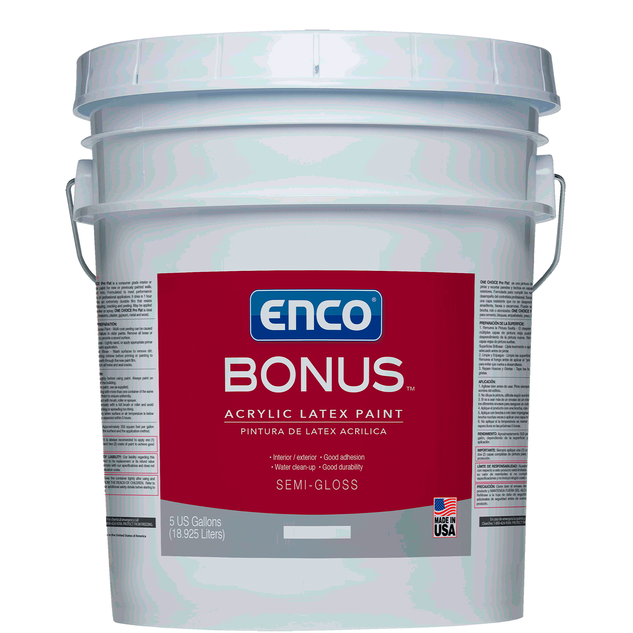 BONUS VINYL ACRYLIC INTERIOR OR EXTERIOR PAINT