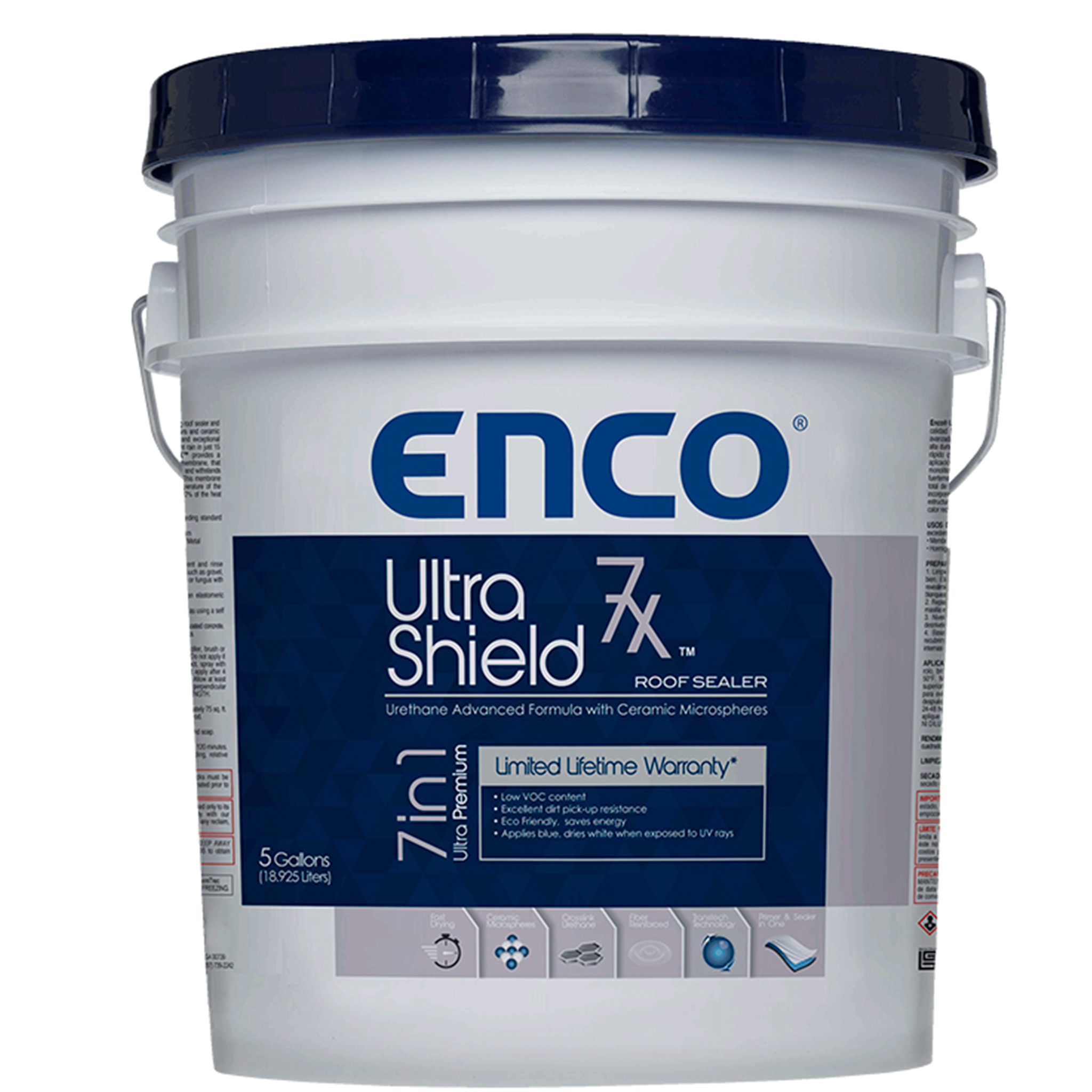 ULTRA SHIELD 7X FAST DRYING CERAMIC URETHANE 15 YR ROOF SEALER